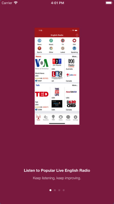 Download English Radio - IELTS TOEFL App on your Windows XP/7/8/10 and MAC PC